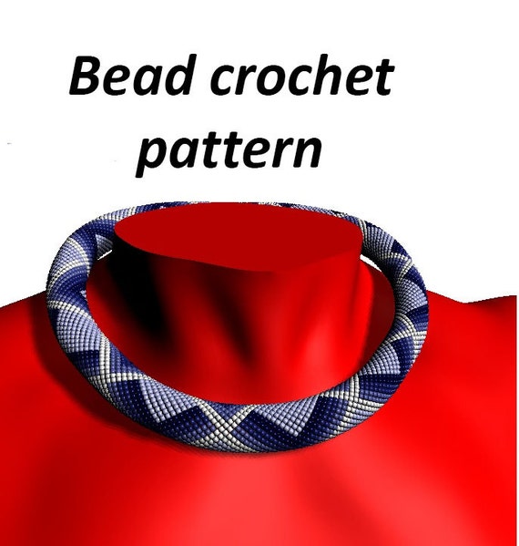 Bead Crochet Pattern Necklace Beadwork Patterns Beading Crochet