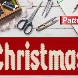 Even peyote patterns pdf Christmas digital tutorial beaded snowflake pattern winter pattern for bracelets word chart xmas deer patterns DIY image 8