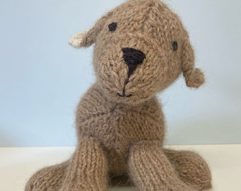 Hand Knitted Puppy Dog