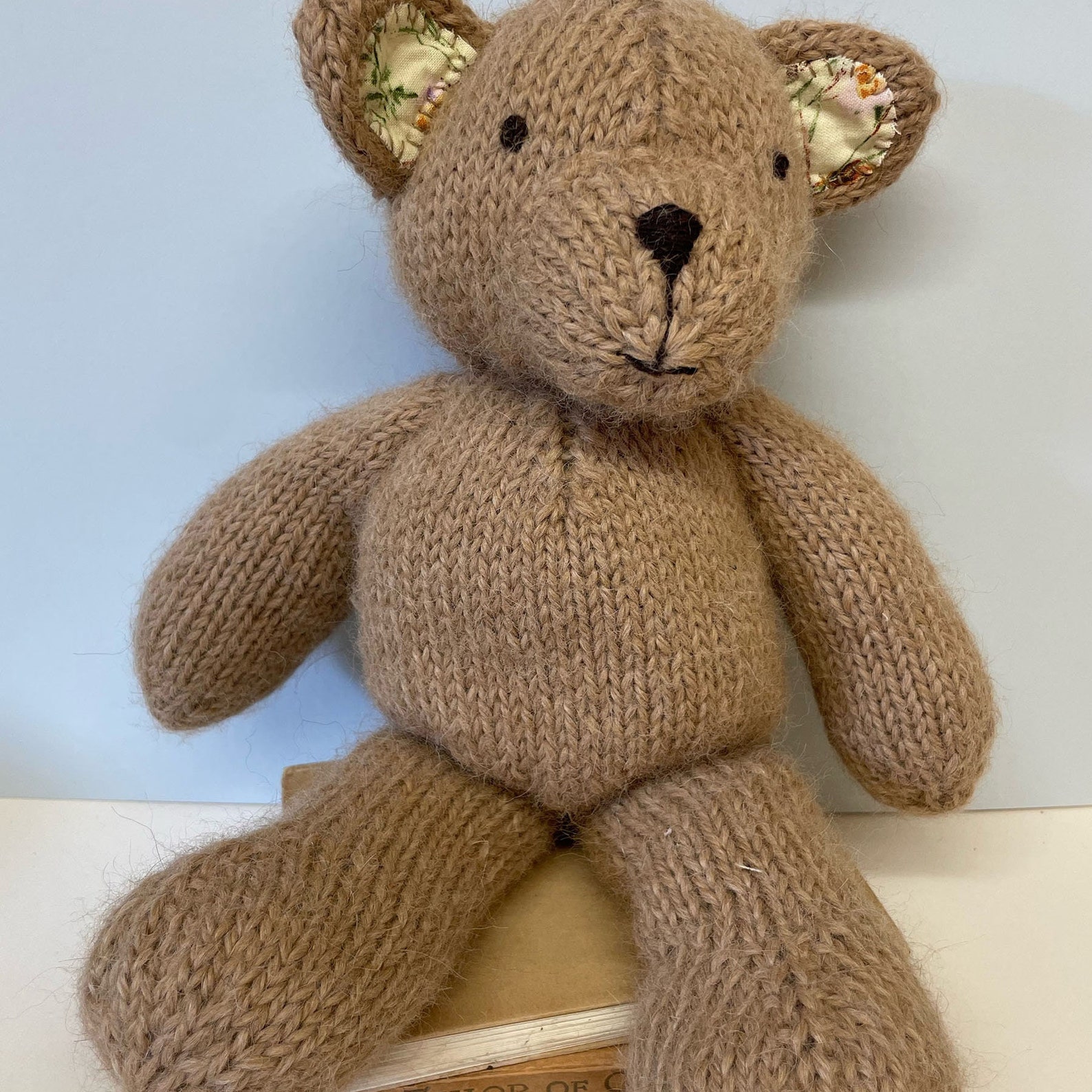 Hand Knitted Teddy Bear - Etsy