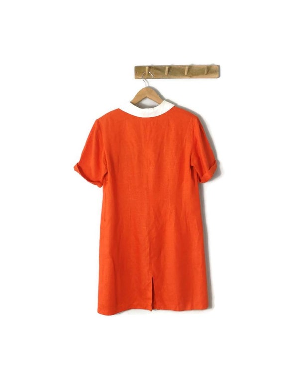 orange shift dress uk