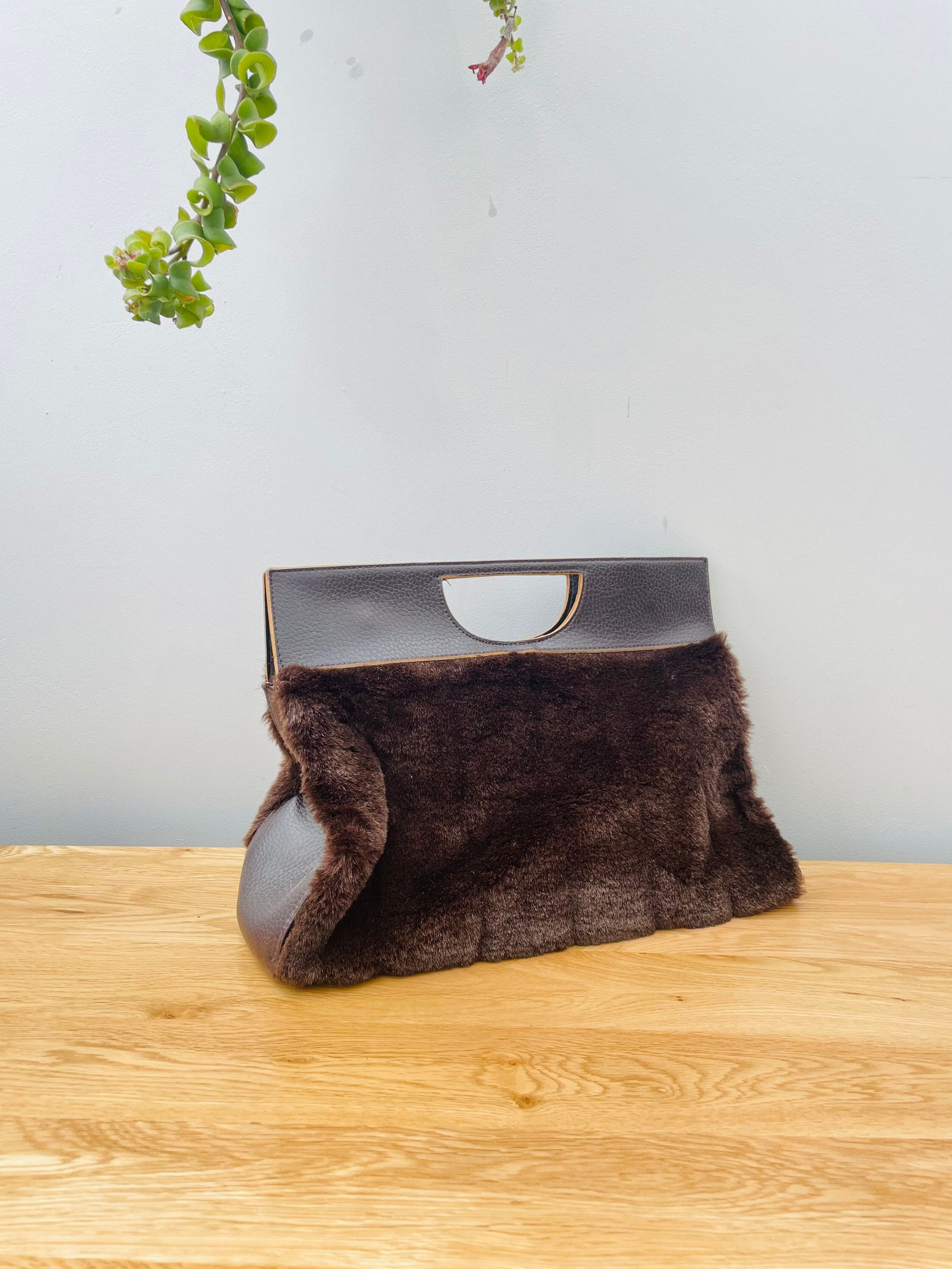 Faux Fur Purse - Etsy