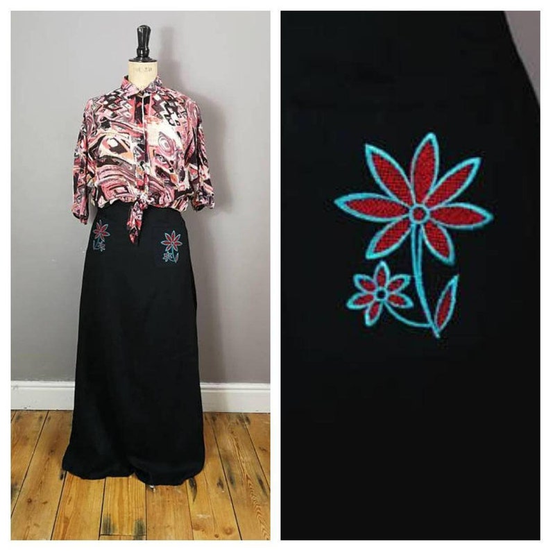 petite black maxi skirt uk