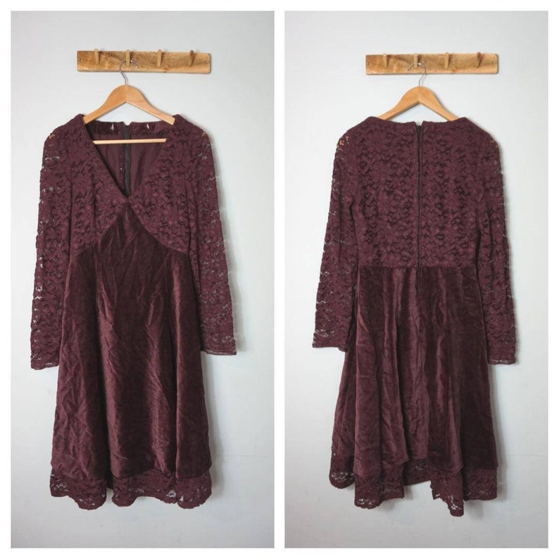 velvet babydoll dress