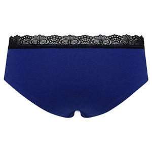 Organic hipster panties Spitze dark blue image 2