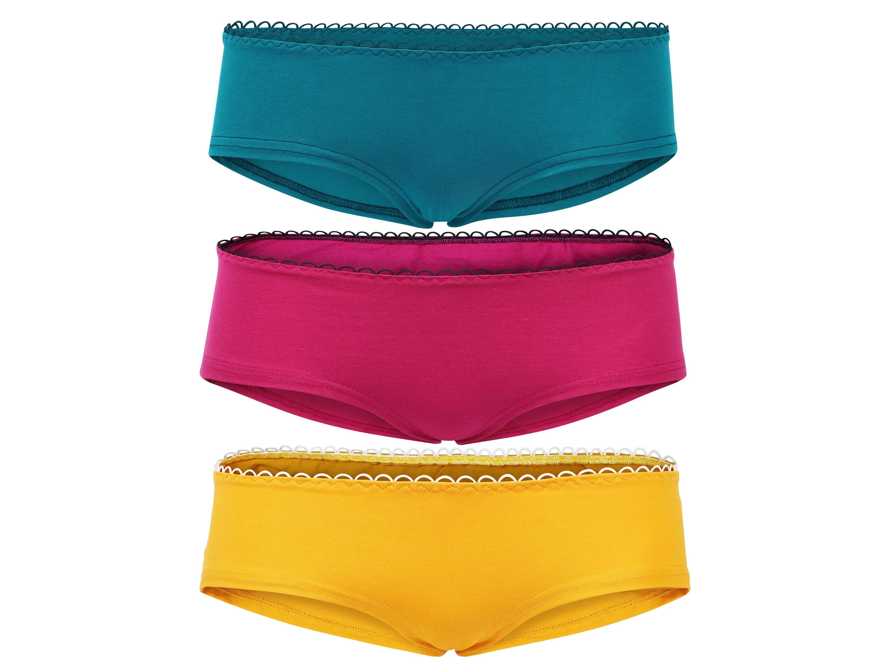 3 Organic Hipster Set: Turquoise, Yellow, Berry 
