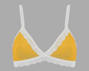 Organic Bra Spitze with lace