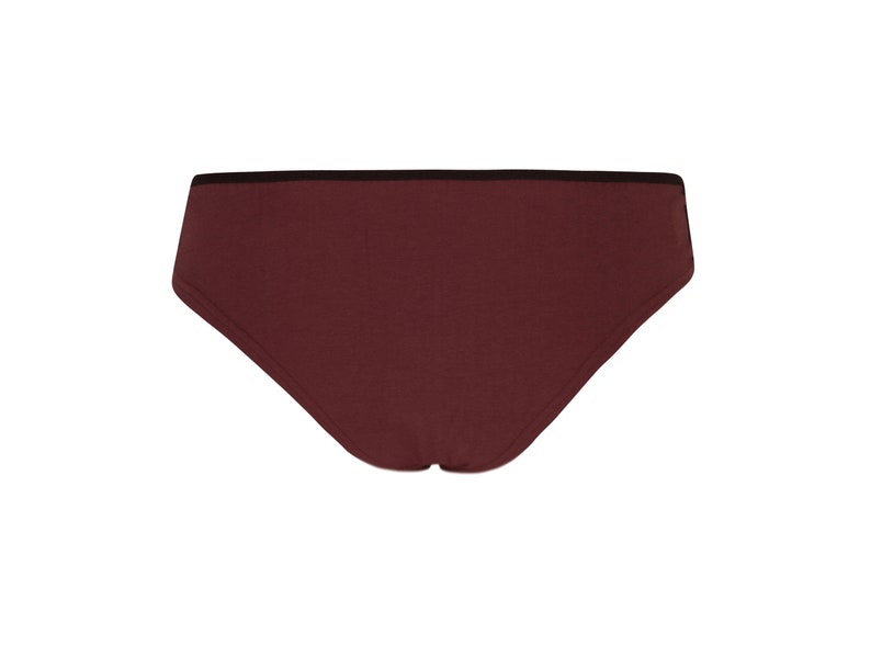 Organic Hipster Panties Lorelow Aubergine red Etsy UK