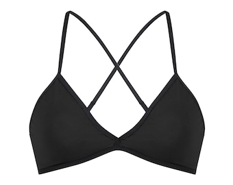 Organic Bra, black