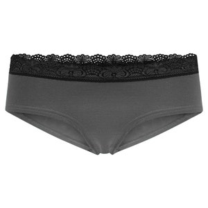 Organic hipster panties Spitze anthracite image 1
