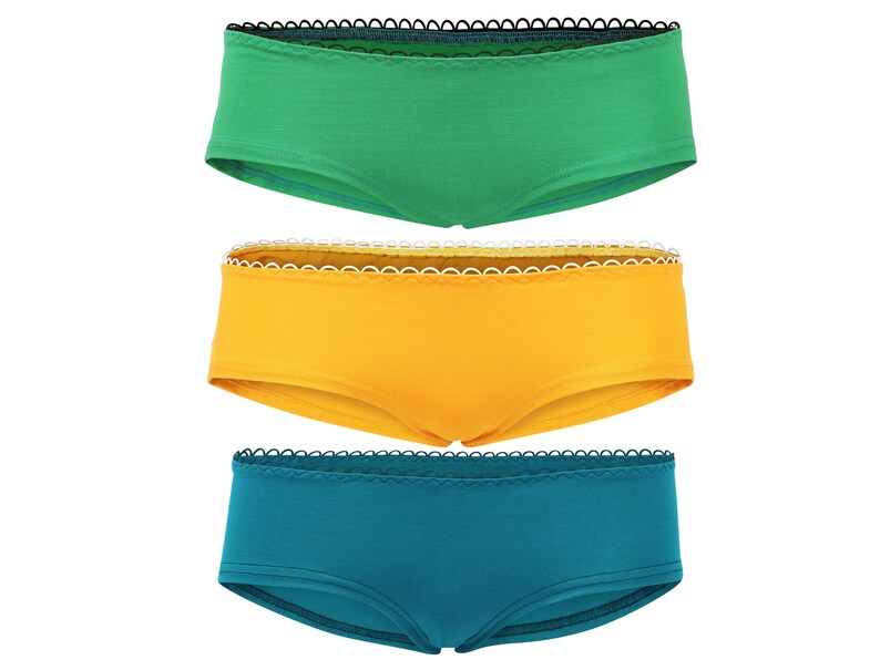 Organic Hipster Set: saffron yellow, teal blue, green image 1