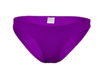 Organic briefs violet (blue)