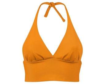 Recycling Bikinitop Fjordella mango (gelb)