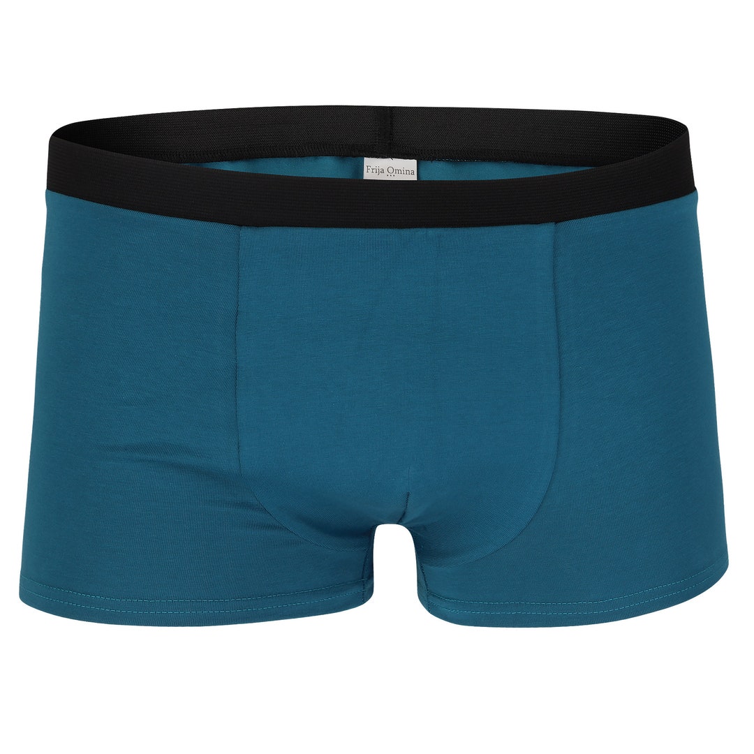 Organic Men’s Trunk Boxer Shorts Teal (blue) Etsy