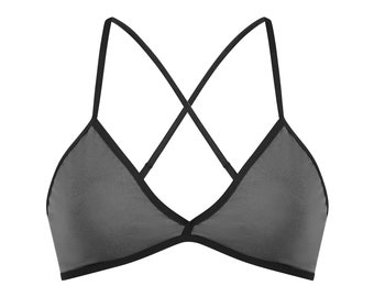 Reggiseno biologico, antracite