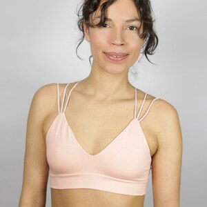 Organic bralette Sona light pink image 2