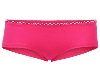 Organic hipster panties bordeaux