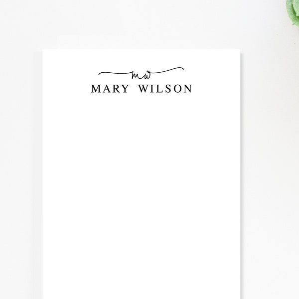 Personalized Notepads Etsy