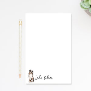 Personalized Dog Notepad Stationery, Notepad with Dog Notes, Custom Notepad Gift, Paper Gift, Dog Lover Gift For, Personalized Notepads image 1