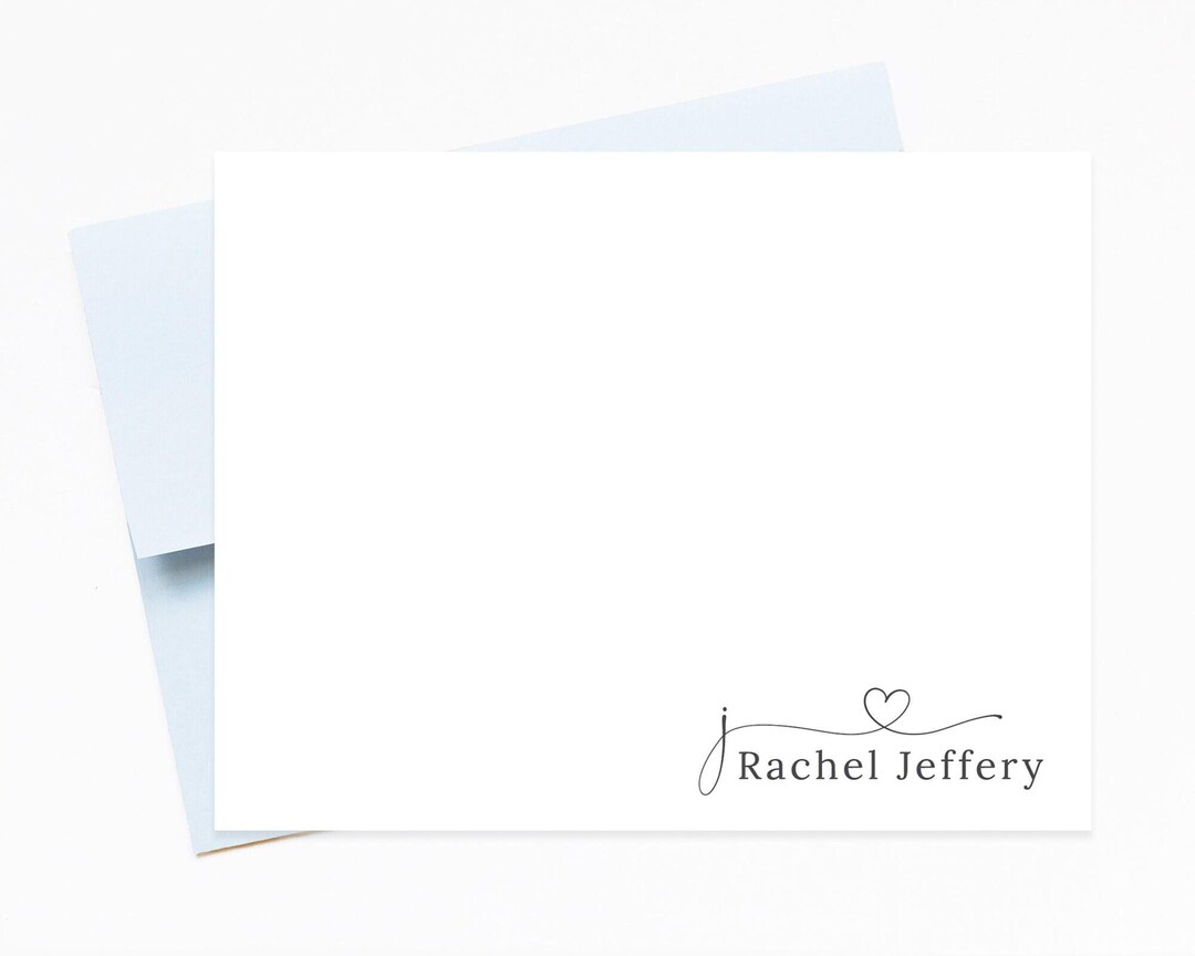 Cute Personalized Stationary Paper and Envelopes Set for Women ...