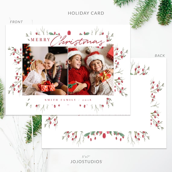 christmas card instant download template family printable christmas cards 5x7 christmas card template modern holiday cards photo download christmas cards