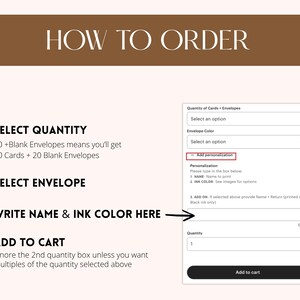 Script Personalized Stationery Cards set, Flat Notecards, Personalized Stationary Card Set Flat Note Cards and Envelopes, Flat Cards zdjęcie 4