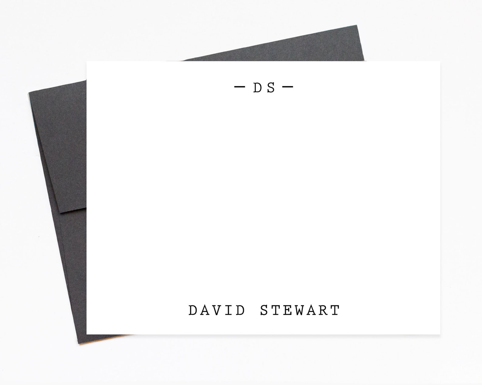Monogrammed Stationery for Him Masculine Stationary for Men - Etsy