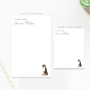 Personalized Dog Animal Notepad Stationery, A Note From Notepad with Dog, To Do List Notepad, Cute Paper Gift for Dog Lovers,