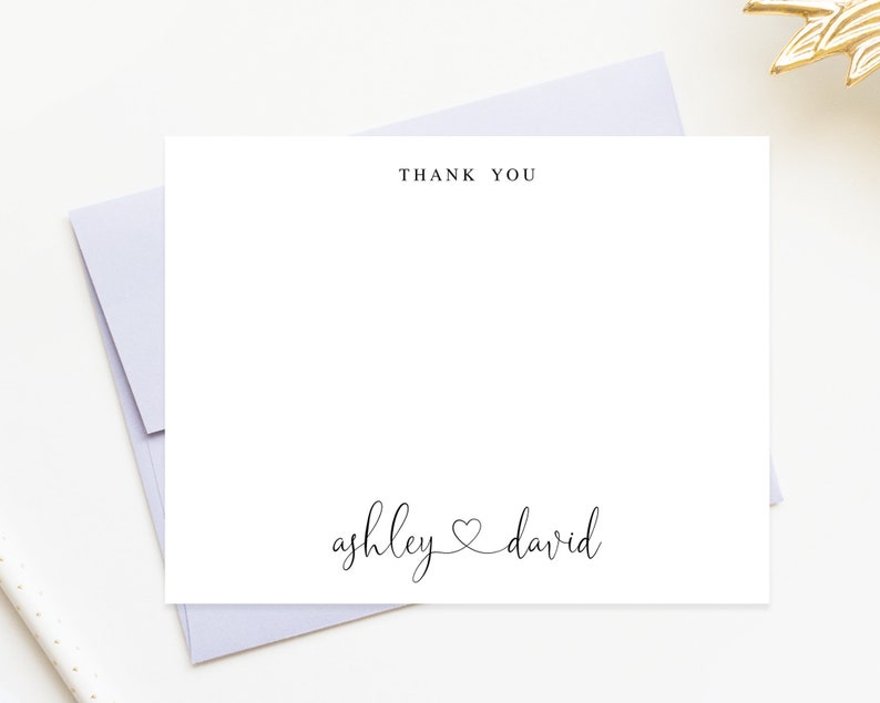 Personalized Thank You Stationery For Couples Thank You Etsy personalized-thank-you-stationery-for-couples-thank-you-etsy