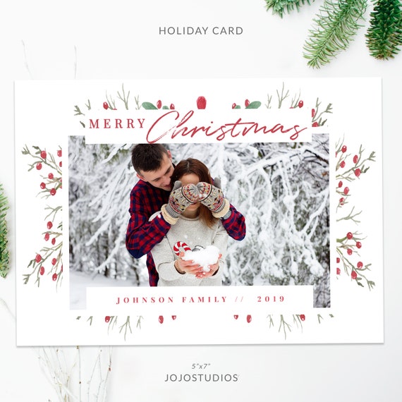 Family Christmas Card Instant Download Printable Christmas | Etsy