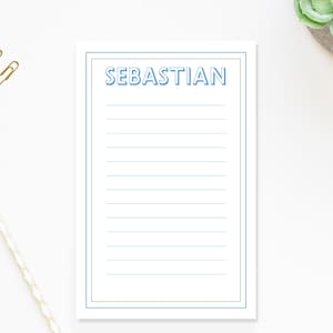 Personalized Notepad Stationery for Children Gift, Notepad Gift For Kids, Custom To Do List Memo Notepad for School