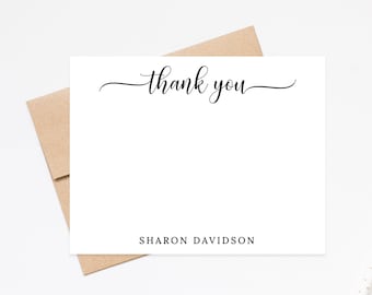 writing paper for letters Personalized Thank You Stationery Gift Set for Letters, Stationary Cards with Envelopes, Personalized Stationary Notes, Thank You Note Cards