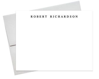 Modern Stationary, Personalized Stationery for Men for Women, Personalized wedding gift, Gifts for Him, Business Note Cards, Stationary Set