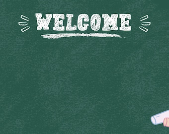 Background Art | Virtual Background for Zoom or Teams Meeting |  Powerpoint Background |  School Chalkboard  | Instant Download  |  JPG