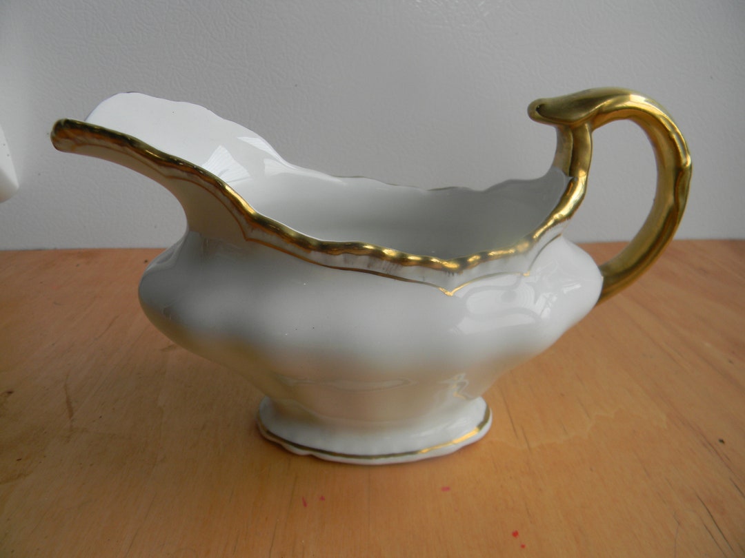 Vintage John Maddock Hamilton White Gravey Boat Etsy