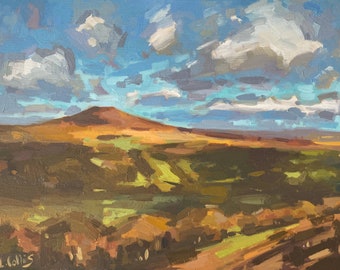 Autumnal Sugarloaf, Pen-y-Fal.  limited edition giclee print. Edition of 100