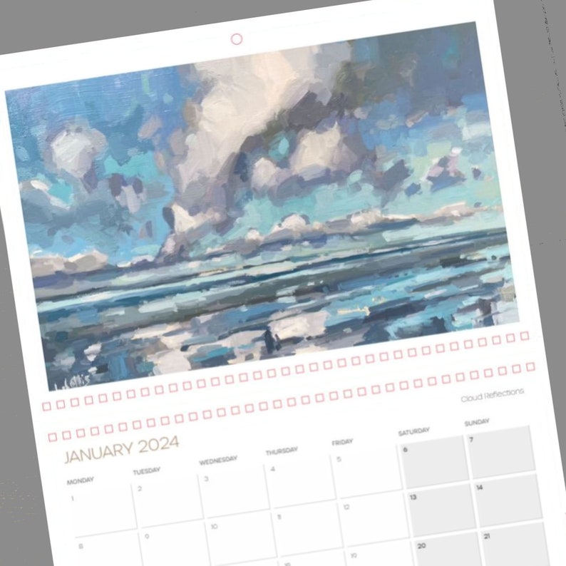 Landscapes 2024 Calendar by Louise Collis Etsy