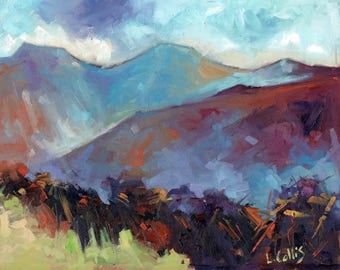 Damp Day Pen-y-Fan,  Brecon Beacons limited edition giclee print. Edition of 100