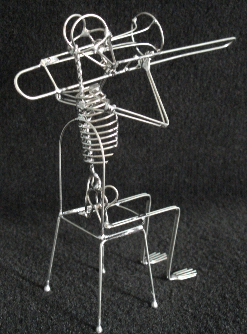 TROMBONE PLAYER Unique & Unusual Handcrafted Gift Idea Etsy