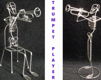 TRUMPET PLAYER - Hand-crafted in spectacular detail.