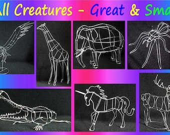 Hand-crafted Animal models - spectacularly unusual gifts for all!