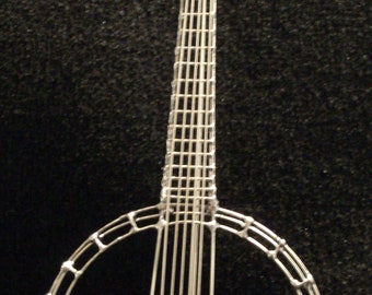 Hand-crafted model BANJO - unique & unusal gift ideas for all BANJO players!