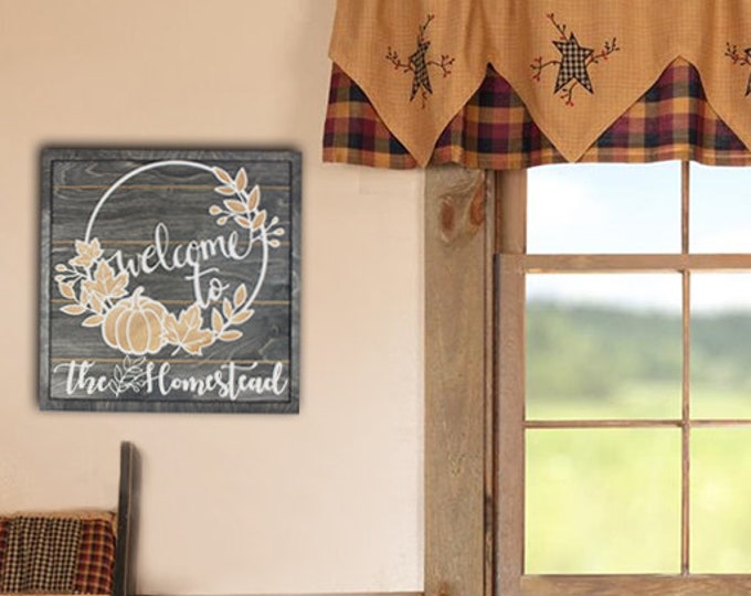 Raised Lettering Family Welcome Sign on Faux Shiplap | Engraved last name