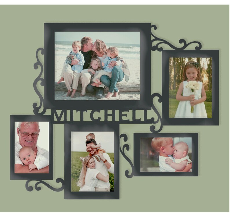 Family Collage Picture Frame Personalized photo frame Etsy France