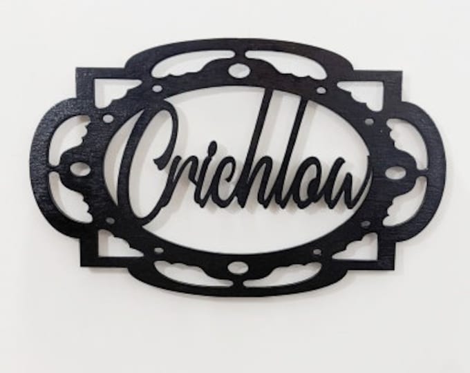 Personalized Iron-Look Personalized Trivet