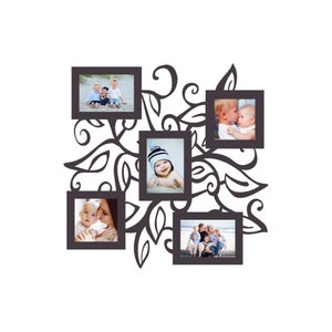 Ivy Leaf Modern Photo Collage | Personalized photo frame, Family photo collage, Photo collage frame, Picture frame collage, Custom collage