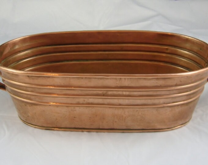 Vintage Copper Pot Mini Wash Tub Etsy