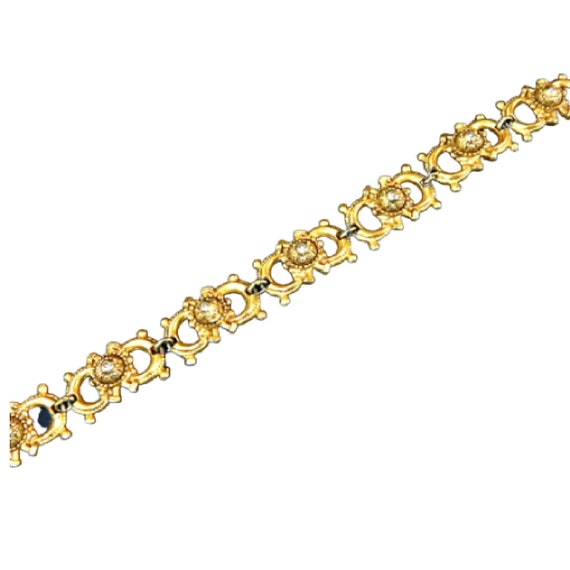 Designer Florenza Gold Plated Bracelet with  Deep… - image 4