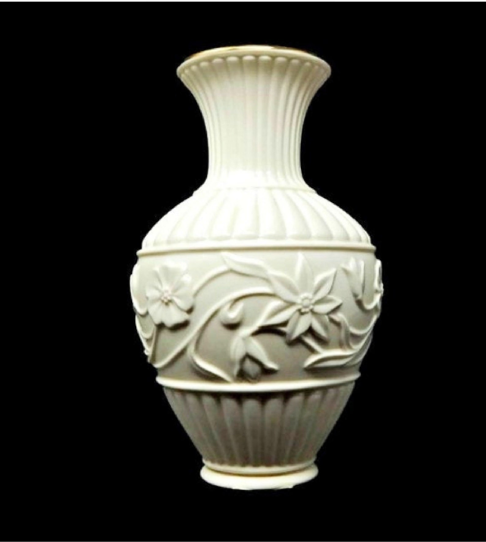 Lenox Porcelain Vase Classic China Floral Vine in Ivory Color Etsy