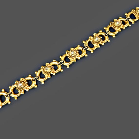 Designer Florenza Gold Plated Bracelet with  Deep… - image 8